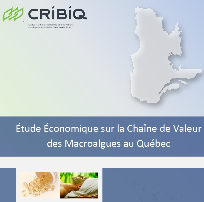 Étude économique sur la chaîne de valeur des macroalgues au Québec
