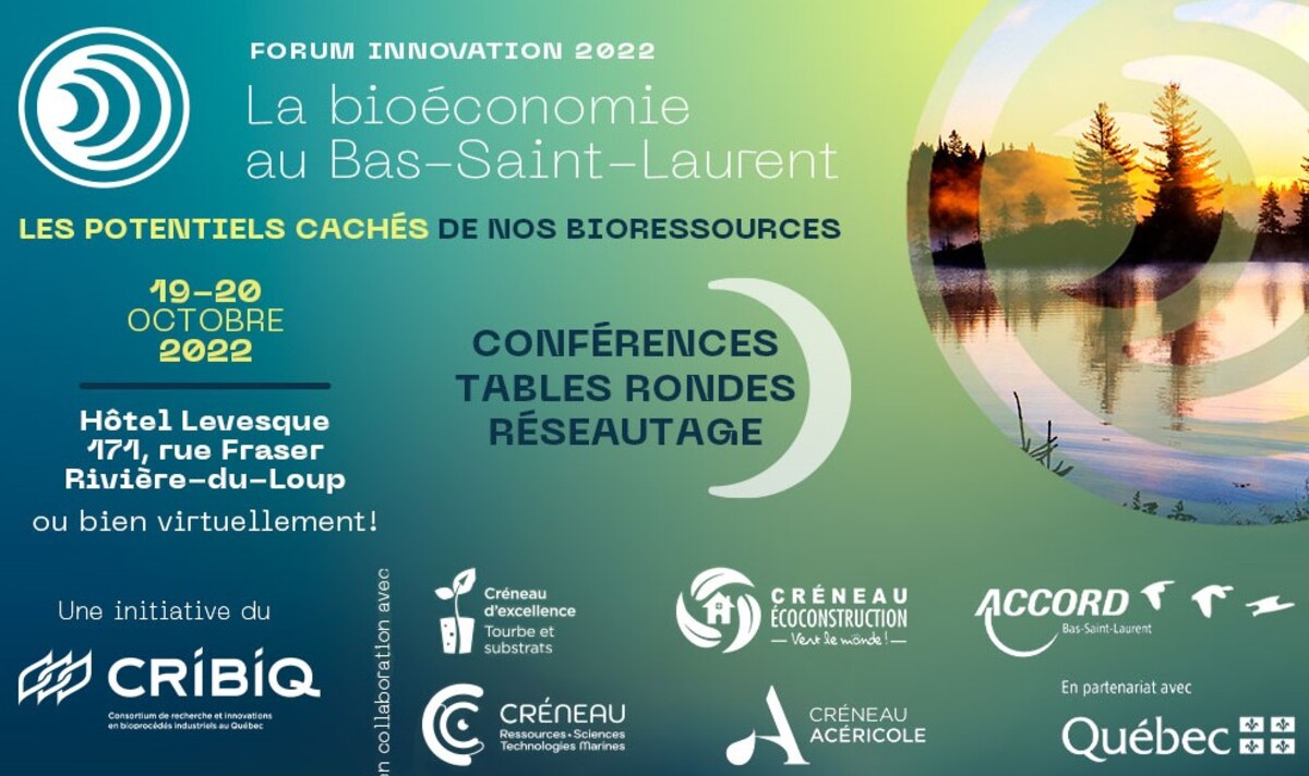 Forum Innovation sur la Bioéconomie au Bas-Saint-Laurent